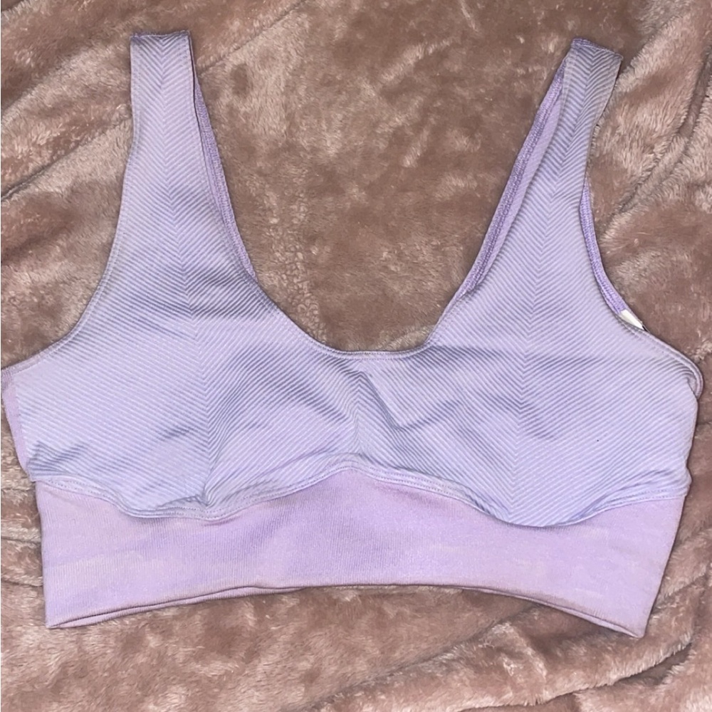 Ivy park adidas purple sports bra